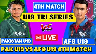 Pakistan u19 vs Afghanistan u19 2024 tri series live match today afg u19 vs pak u19 live match [upl. by Heurlin440]