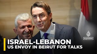 US envoy speaks positively after talks with mediators in Beirut [upl. by Donell]