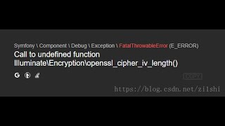 Error calltoundefinedfunctionilluminateencryptionopenssldecrypt [upl. by Nylcoj]