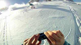 GoPro HD Hero Slow Motion Alpine amp Telemark Freeriding in Sportgastein Gastein  Skiing Twixtor [upl. by Dennet]