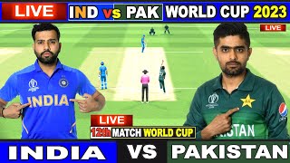 Live IND Vs PAK ICC Cricket World Cup  Live Match Centre  India Vs Pakistan  1st Innings [upl. by Melanie]