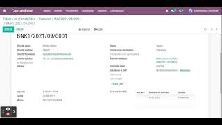 Complemento de Pago en Odoo [upl. by Eiuol621]