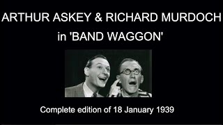 Arthur Askey amp Richard Murdoch in Band Waggon 18 January 1939 [upl. by Anawit]