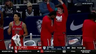 St Johns MBB vs Butler Highlights 22824 [upl. by Asir]