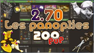 271  BILAN PANOPLIES 200 PVP  Dofus [upl. by Anilys]