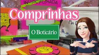 COMPRINHAS MAQUIAGEM AUTOCUIDADO O BOTICÁRIO [upl. by Amelina667]