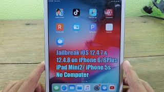 How to Jailbreak iOS 12471248  RootlessJB4 No Computer [upl. by Nailluj]