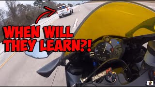 Sportbikers RUN From CRAZY Texas Police Officers  Bikes VS Cops 82 [upl. by Lacym641]