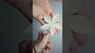 🌸 Paper Poinsettia DIY 🌸 paper poinsettia diy toilet rolls craft flower christmas ornaments [upl. by Mila219]