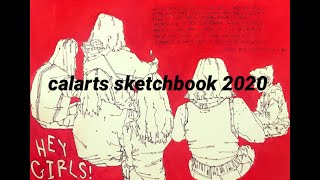 ACCEPTED calarts sketchbook 2020 [upl. by Anerec]