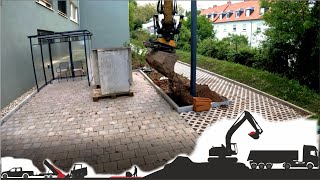 Der Abschluss am Seniorenzentrum  Modellieren mit Tiltrotator  Baustellentagebuch [upl. by Dinsdale620]