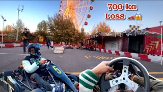 GO KARTING 🏎️ GONE WRONG 6000💰racing [upl. by Dyob]