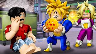 His REAL PARENTS Were SUPER SAIYANS A Roblox Movie [upl. by Kassab]