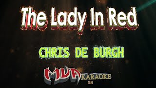 Lady In Red  Chris De Burgh  Karaoke Version  lower Key [upl. by Amaerd]