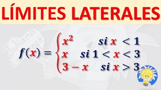 ⛔️ Cómo calcular LIMITES LATERALES FUNCIÓN POR PARTES  FUNCIÓN A TROZOS Juliana la profe [upl. by Asenej415]