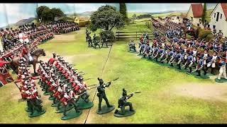 Napoleonic 54mm battle using Original Timpo amp Airfix figures [upl. by Manella]