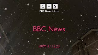 BBC News intro 10pm 311223  New Year Celebrations [upl. by Volding]