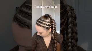 Everyday braiding hairstyle fyp explore hairstyle hairtutorial braids cutehairstyle haircare [upl. by Landers71]