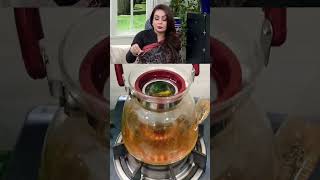 😮Sadia Imam ki secret green tea ☕ ki recipehow to make tea shorts​ youtubeshorts​ viralvideo​ [upl. by Hak]