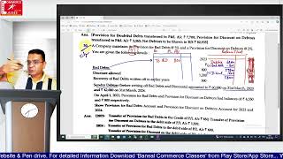 2 Sept 5 Q30 Provision for Bad debts amp Discount  complete concept CH  Financial statements [upl. by Niltyak377]