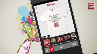 Créer ses teeshirts personnalisés depuis son smartphone [upl. by Perle]