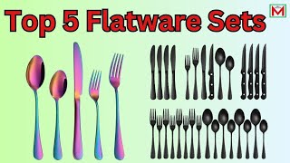 Top 5 Best Flatware Sets  Best Cutlery Silverware Sets 2024 [upl. by Rehctaht510]