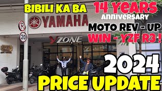 Kompletong Price Update ng Yamaha Motorcycle 2024 anung bago model [upl. by Eidaj]