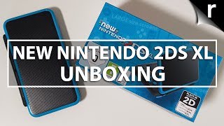 New Nintendo 2DS XL unboxing and handson [upl. by Ahsenroc99]