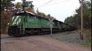 TRRS 530 LSampI GE C307s Stall Out with an Ore Train [upl. by Hepsibah]