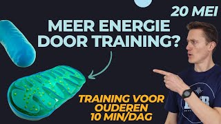 Dit is de REDEN dat WIE TRAINT MEER ENERGIE heeft oefeningen voor 60plussers of beginners [upl. by Jac590]