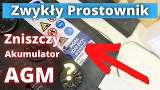 ⛔️ Ładowanie Akumulatora AGM zwykłym prostownikiem TAK czy NIE  S4E28 [upl. by Kavita365]