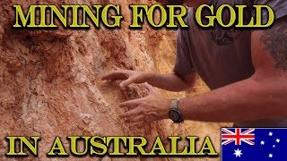 MINING VISIBLE GOLD from the Vein in Australia [upl. by Swanhilda]