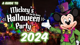 Mickeys Not So Scary Halloween Party Complete Beginners Guide  MNSSHP 2024  Disney World [upl. by Aromat910]