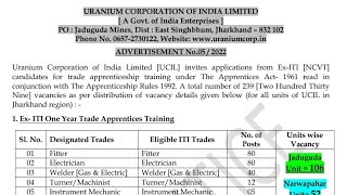 UCIL DRDO LampT Constructions Suzuki Motors Amtech Aurobindo Indoco Capacite  Recruitment 2022 [upl. by Colver]