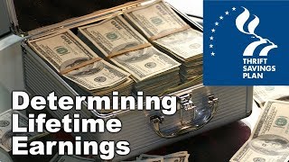 TSP Tip Determine Lifetime Contributions amp Earnings [upl. by Cocks]