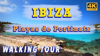 IBIZA Portinatx Beach  Playa de Portinatx 4K Ultra HD 60fps [upl. by Rhoades]