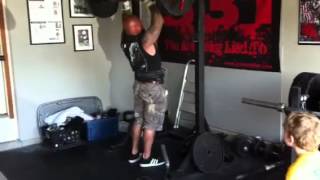 Jim Wendler  Press with Football Bar [upl. by Waylin736]