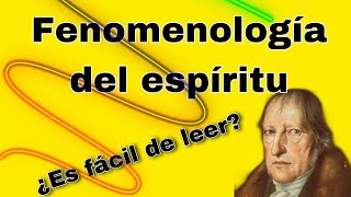 Filosofía oscura  Hegel  Fenomenología del espíritu [upl. by Nethsa]