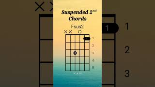 Suspended 2nd Chords  All Chords  Guitar Lesson guitarchords guitartutorial suspendedchords [upl. by Lawley843]