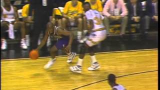 1990 NCAA Basketball First Round  University of Northern Iowa vs Missouri [upl. by Nomzzaj]