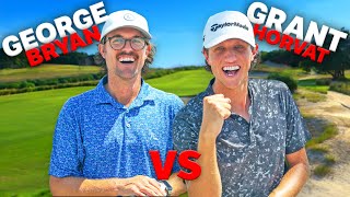 Grant Horvat Vs George Bryan 18 Hole Match [upl. by Acilgna]