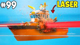 100 Ways To Sink a LEGO Boat [upl. by Ilyah586]