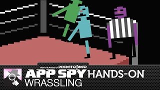 Wrassling  iOS iPhone  iPad HandsOn  AppSpycom [upl. by Mount]