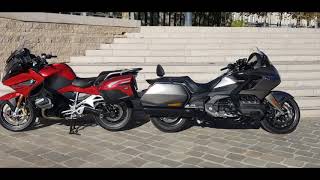 BMW R1250RT 2019 et Honda Goldwing 2018  capacités des bagages [upl. by Emmott887]