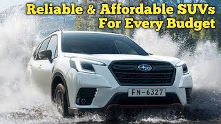 6 Cheap SUVs That Never Break Down  Reliable amp Affordable SUVs for Every Budget [upl. by Ecallaw9]