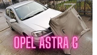 Opel Astra G HEADLINER How to remove DIY [upl. by Ttennaej]