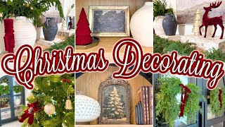 🎁 CHRISTMAS DECORATE WITH ME 2024 🎁 Traditional Christmas Decor w Christmas Decorating Ideas [upl. by Saucy803]