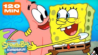 SpongeBob  120 MINUTEN SpongeBob amp Patrick  SpongeBob Schwammkopf [upl. by Picker]