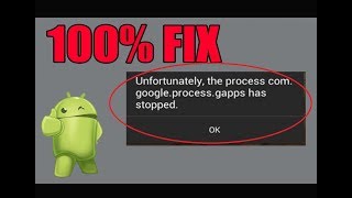 fix unfortunately the process comgoogleprocessgapps has stopped in android [upl. by Krystalle466]