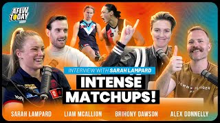 AFLW Rd 2 Preview  Saints Firing Offence Lions Struggle amp Demons Star Sarah Lampard  AFLW Today [upl. by Letrice]